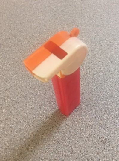 Coach Whistle (Light Pink/Orange USA)